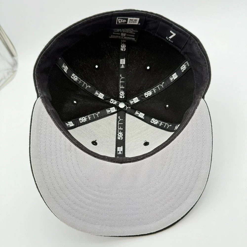 D.C. United‎ MLS Soccer New Era 59FIFTY Fitted Cap Hat size 7 Black Washington